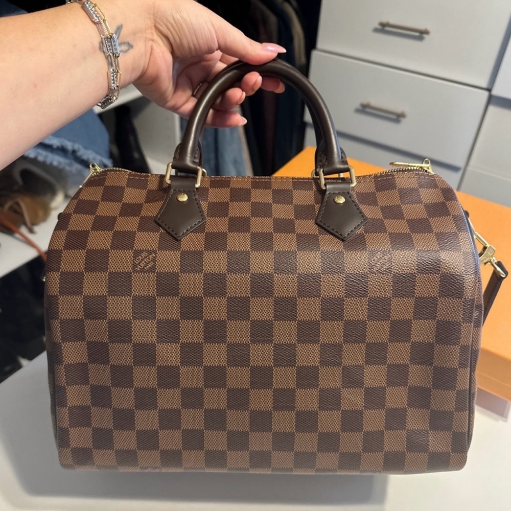 Louis Vuitton 🤎 Speedy 30 Bandouliere Damier Ebene